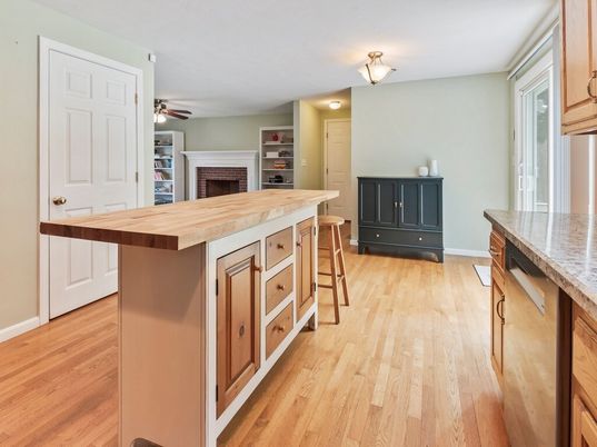 Fireplace, Interior, Wood Texture Flooring