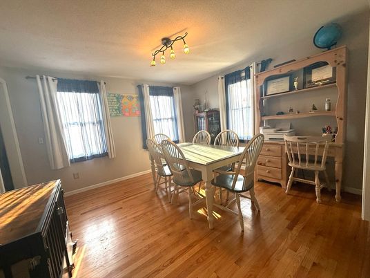 Dining room, Interior, Wood Texture Flooring