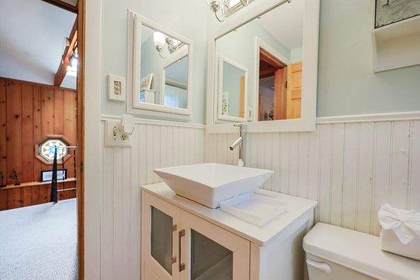 Bathroom, Interior, Wooden Walls