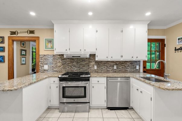 Interior, Kitchen, Recessed Lighting, Stainless Steel Appliances