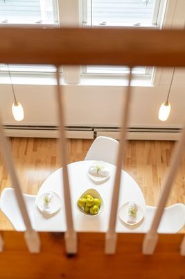 Interior, Pendant Lights, Wood Texture Flooring