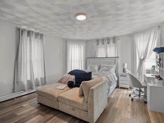Bedroom, Home Office, Interior, Wood Texture Flooring