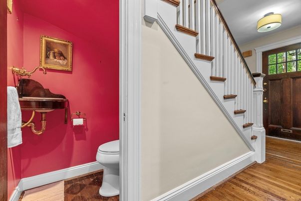 Bathroom, Interior, Wood Texture Flooring