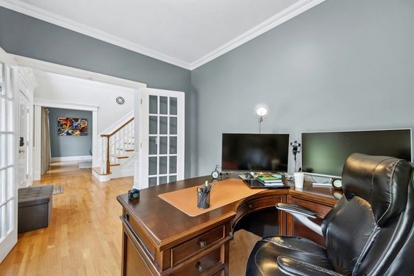 Home Office, Interior, Wood Texture Flooring