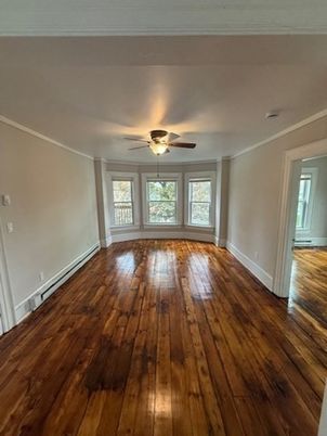 Empty room, Interior, Wood Texture Flooring