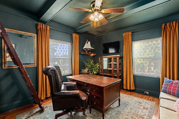 Home Office, Interior, Wood Texture Flooring