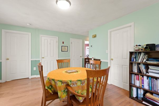 Dining room, Interior, Wood Texture Flooring