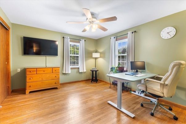 Home Office, Interior, Wood Texture Flooring