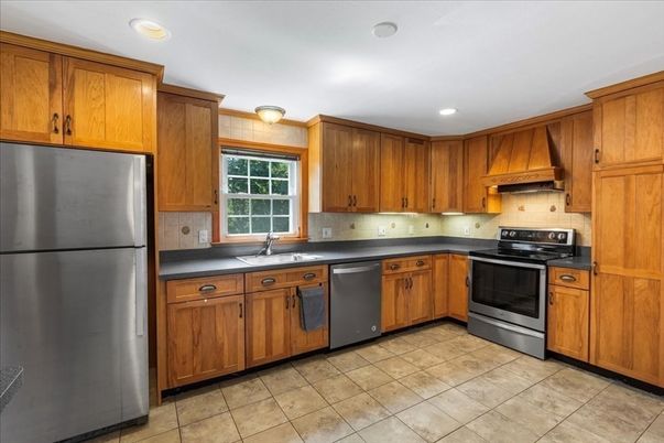 Interior, Kitchen, Recessed Lighting, Stainless Steel Appliances