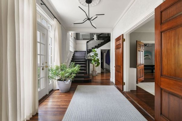 Interior, Pendant Lights, Wood Texture Flooring