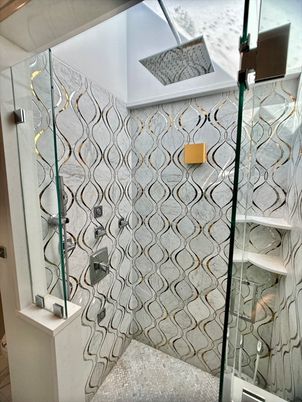 Bathroom, Glass Shower, Interior