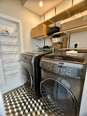 Interior, Recessed Lighting, Washer
