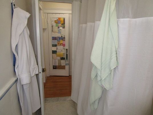 Bathroom, Interior, Wood Texture Flooring