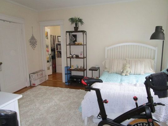 Bedroom, Fitness Equipment, Interior, Wood Texture Flooring