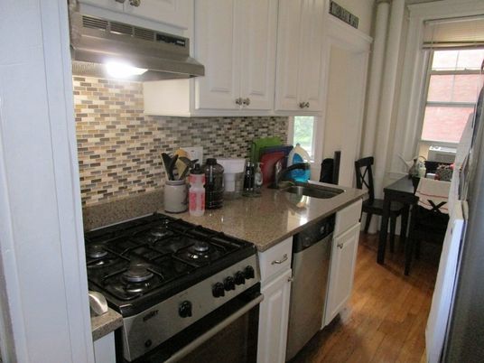 Dining room, Interior, Kitchen, Stainless Steel Appliances, Wood Texture Flooring