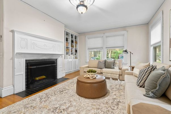 Fireplace, Interior, Living room, Wood Texture Flooring