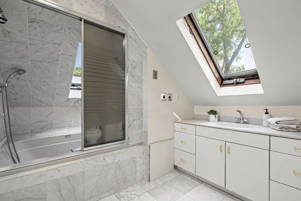 Bathroom, Glass Shower, Interior, Marble, Marble Walls