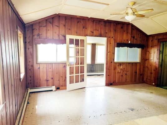Empty room, Interior, Wooden Walls
