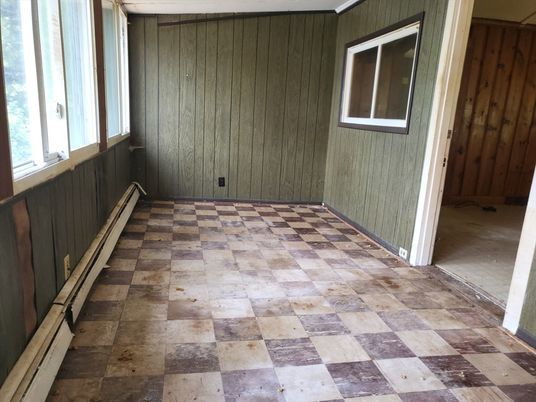 Empty room, Interior, Wooden Walls