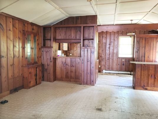 Empty room, Interior, Wooden Walls