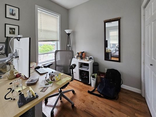 Home Office, Interior, Wood Texture Flooring