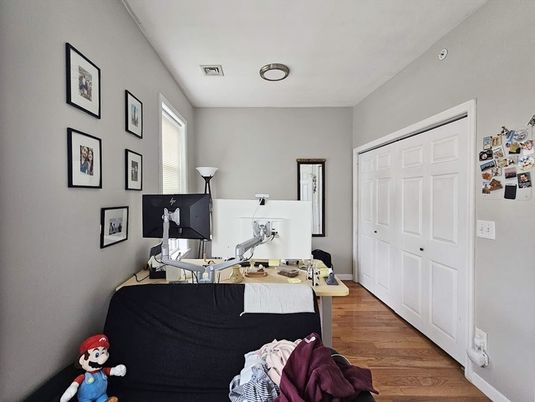 Home Office, Interior, Wood Texture Flooring