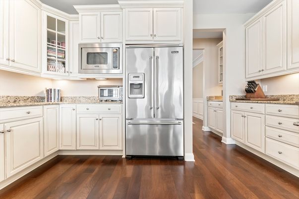 Interior, Kitchen, Wood Texture Flooring