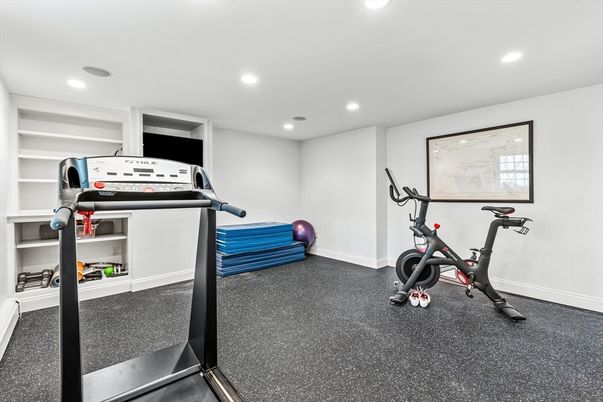 Fitness Equipment, Interior, Recessed Lighting