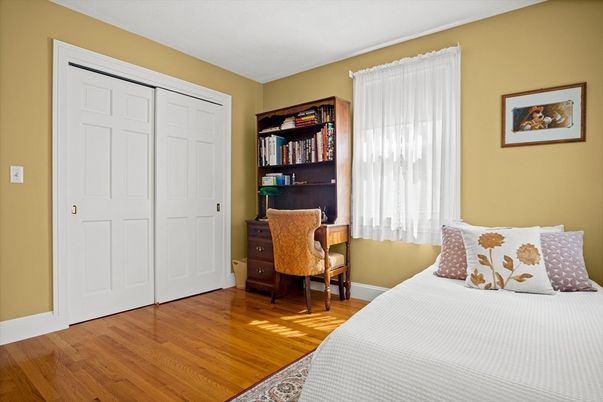 Bedroom, Home Office, Interior, Wood Texture Flooring
