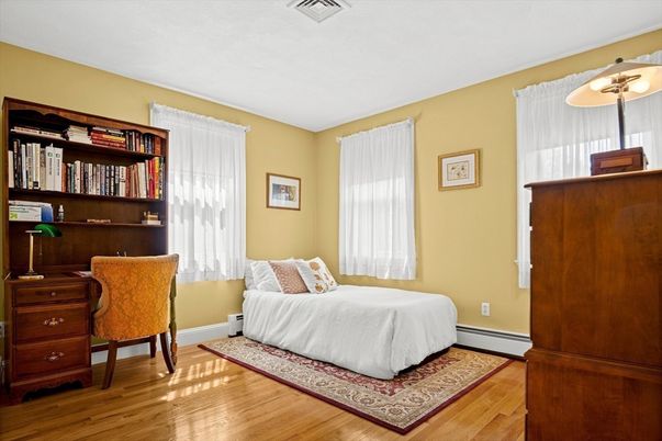 Bedroom, Home Office, Interior, Wood Texture Flooring