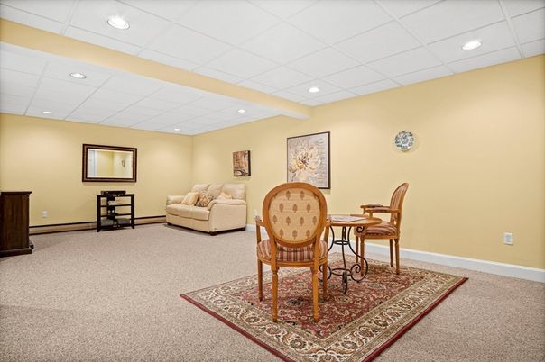 Dining room, Interior, Recessed Lighting
