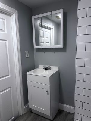 Bathroom, Interior, Wood Texture Flooring