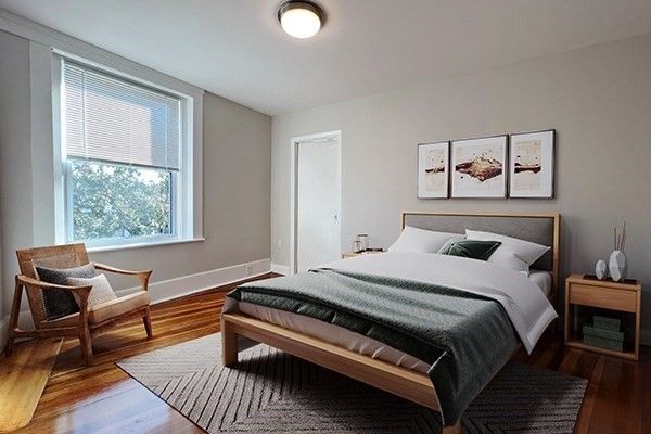Bedroom, Interior, Wood Texture Flooring