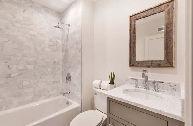 Bathroom, Interior, Marble Walls