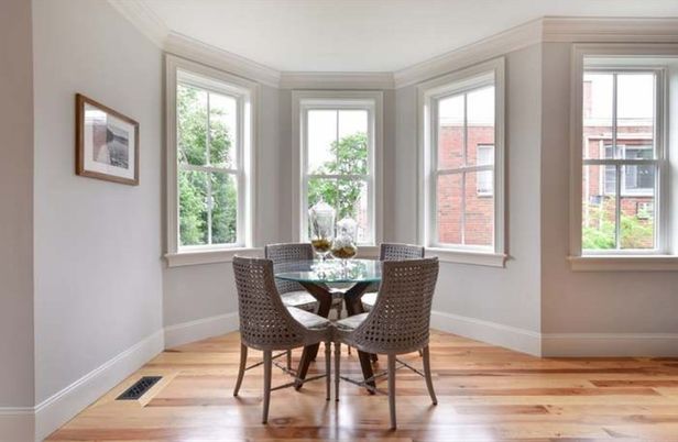 Dining room, Interior, Wood Texture Flooring