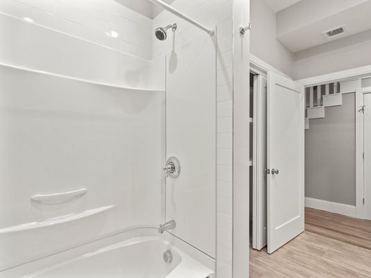 Bathroom, Interior, Wood Texture Flooring