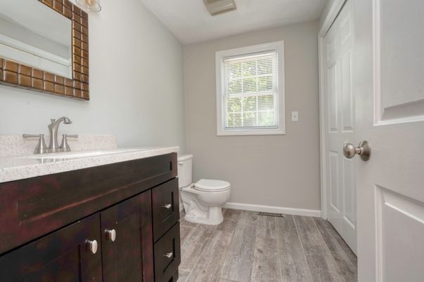 Bathroom, Interior, Wood Texture Flooring
