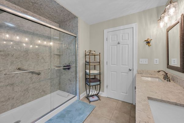 Bathroom, Glass Shower, Interior