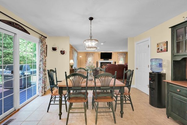 Dining room, Interior, Pendant Lights, Recessed Lighting