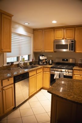Interior, Kitchen, Recessed Lighting, Stainless Steel Appliances