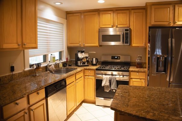 Interior, Kitchen, Recessed Lighting, Stainless Steel Appliances