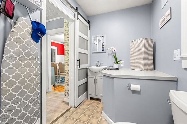 Bathroom, Interior, Wood Texture Flooring