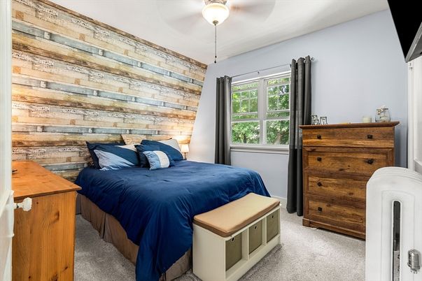Bedroom, Interior, Wooden Walls