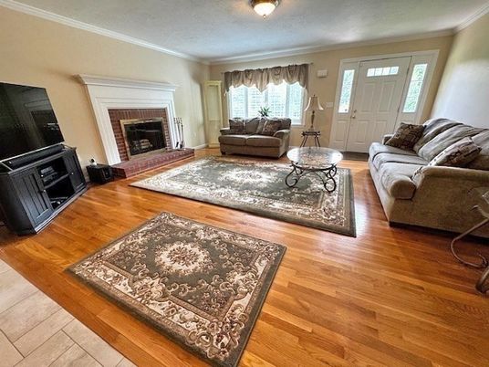 Fireplace, Interior, Living room, Wood Texture Flooring