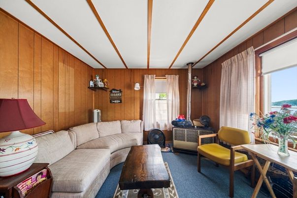 Interior, Living room, Wooden Walls