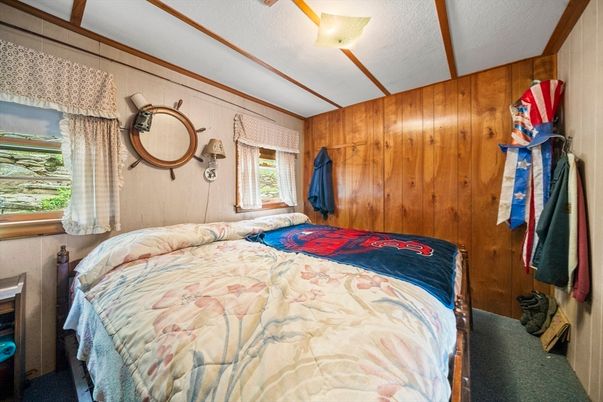 Bedroom, Interior, Wooden Walls