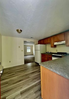 Interior, Kitchen, Wood Texture Flooring
