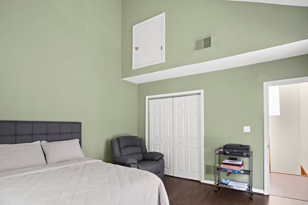 Bedroom, Interior, Wood Texture Flooring