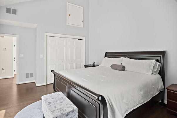 Bedroom, Interior, Wood Texture Flooring
