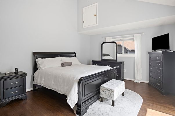 Bedroom, Interior, Wood Texture Flooring